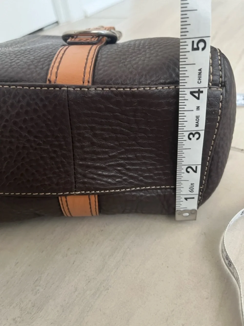 Coach Chelsea Satchel in pebbled leather - Picture 10 of 10